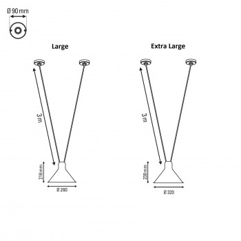 Specification image for DCW éditions Les Acrobates De Gras No. 323 Conic