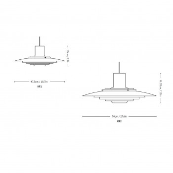 Specification image for &Tradition P376 Pendant