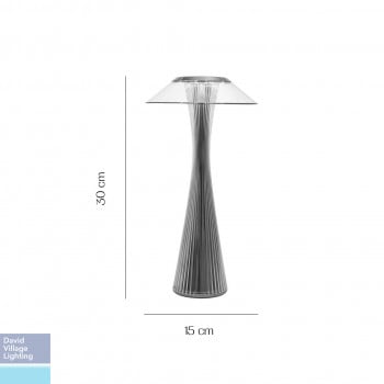 Specification image for Kartell Space LED Table Lamp