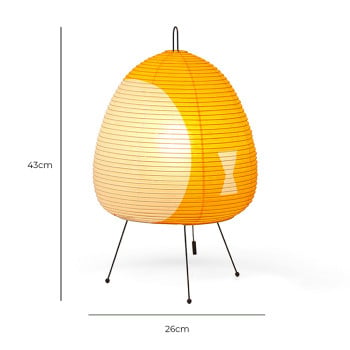 Specification Image for Vitra Akari 1AY Lamp