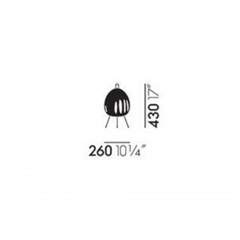 Specification Image for vitra Akari 1AY Lamp