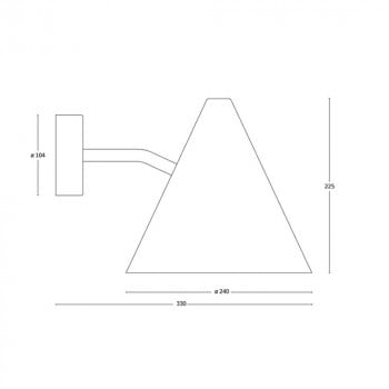 Specification Image for Tratten Wall Light