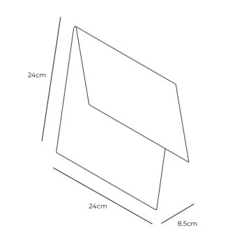 Specification Image for Davide Groppi Folder Wall Light