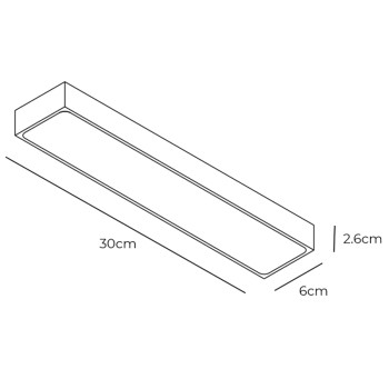 Specification Image for Davide Groppi Linet LED Wall Light