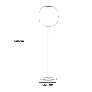 Specification image for Resident Bloom Floor lamp