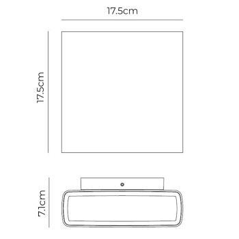 Specification Image for Flos Climber 175 Down LED Wall Light