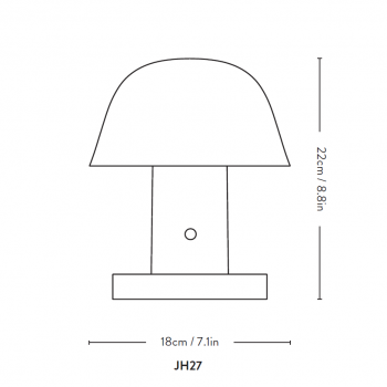 &Tradition Setago Table Lamp Specification