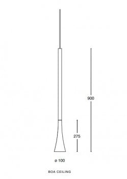 Specification Image for Boa Suspension Light