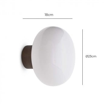Specification Image for New Works Karl Johan Wall Light