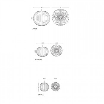 HAY Nelson Ball Bubble Pendant Specification