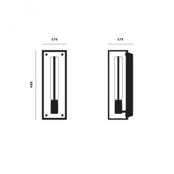 Specification Image for Buster + Punch Caged 1.0 Large Wall Light