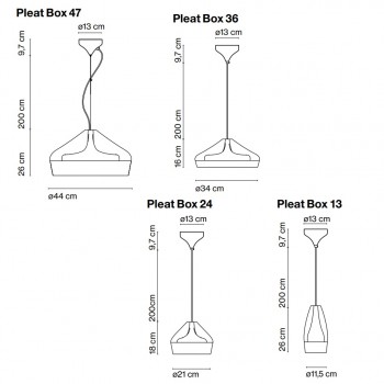 Marset Pleat Box LED Pendant Light Specification 