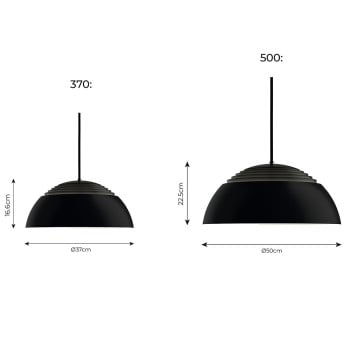 Specification Image for Louis Poulsen AJ Royal LED Pendant Light