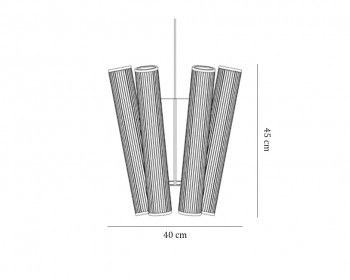 Specification image for NORR11 Deco Chandelier