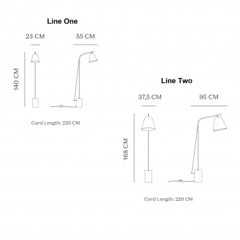 Specification image for NORR11 Line Floor Lamp