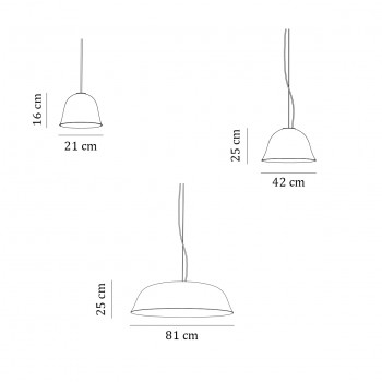 Specification image for NORR11 Cloche Pendant