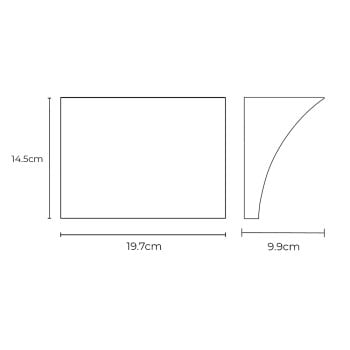 Specification Image for Flos Pochette LED Up/Down Wall Light