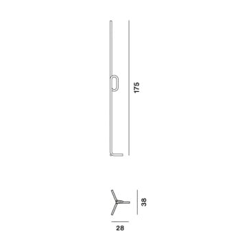 Specification Image for Foscarini Tobia Floor Lamp