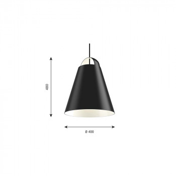 Specification image for Louis Poulsen Above LED Pendant 