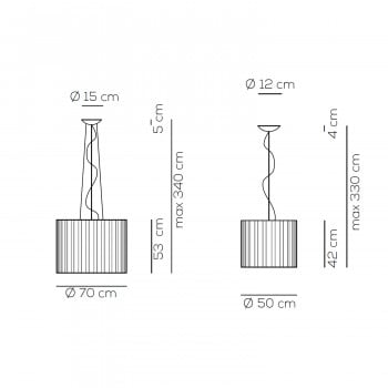 Specification image for Axolight Skirt Suspension