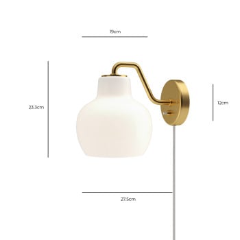 Specification Image for Louis Poulsen VL Ring Crown Wall Light
