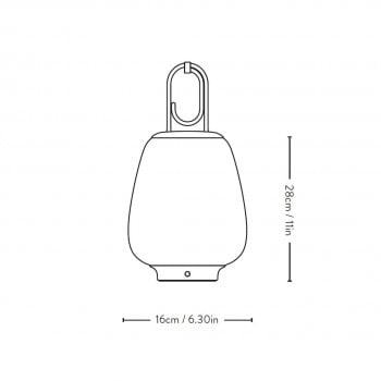 Specification image for &Tradition Lucca LED Portable Lamp