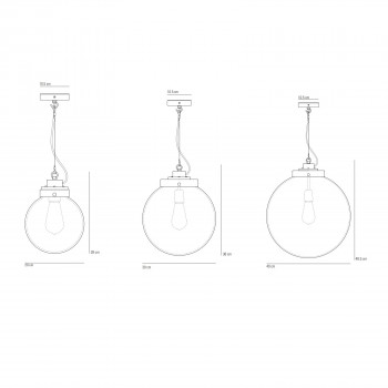 Specification image for Original BTC Globe Pendant