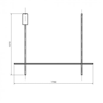 Specification image for Flos Coordinates C2 LED Ceiling Light