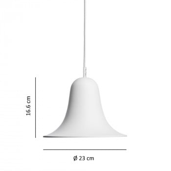 Specification image for Verpan Pantop 23 Pendant