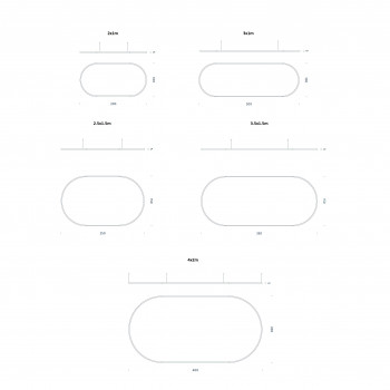 Specification image for Nemo Lighting Zirkol O LED Suspension