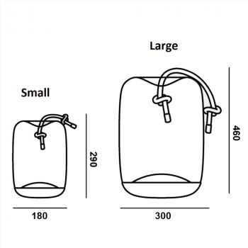 Specification image for Brokis Knot Battery Outdoor LED Table Lamp