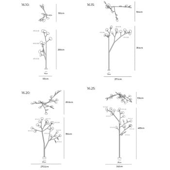 Specification Image for Bocci 16 Tree Exterior Floor Light