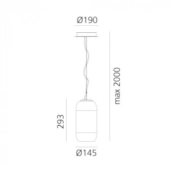 Specification image for Artemide Gople Mini Suspension