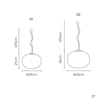 Specification Image for Flos Glo-Ball Pendant