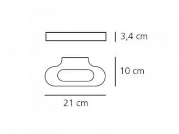 Specification image for Artemide Talo Wall Light