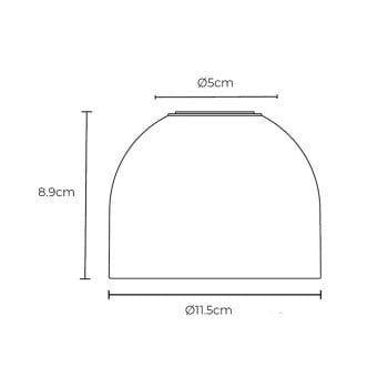 Specification Image for Flos Wan Ceiling/Wall Light