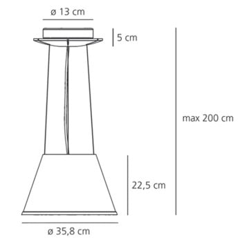 Specification Image for Artemide Choose Suspension Lighting