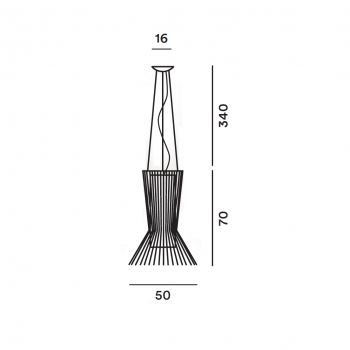 Specification image for Foscarini Allegretto Vivace Pendant