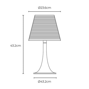 Specification Image for Flos Miss K Table Lamp