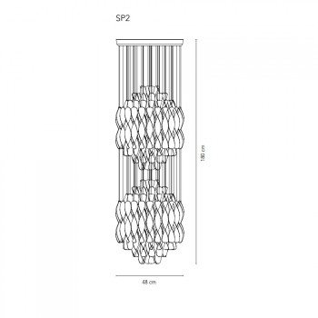 Specification image for Verpan Spiral SP2 Pendant