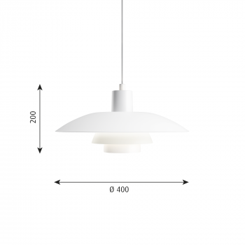 Specification image for Louis Poulsen PH 4/3 Pendant