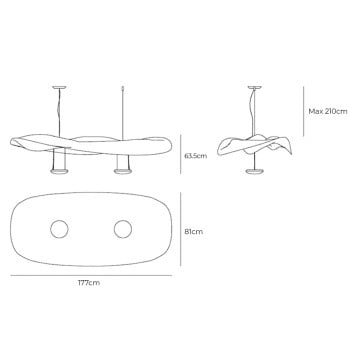Specification Image for Artemide  Cosmic Angel Suspension Light