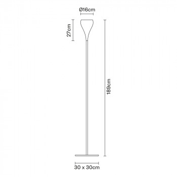 Specification Image for Fabbian Bijou Floor Lamp