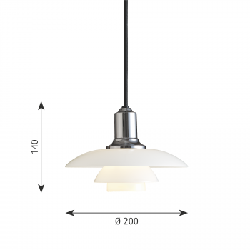 Specification image for Louis Poulsen PH 2/1 Pendant