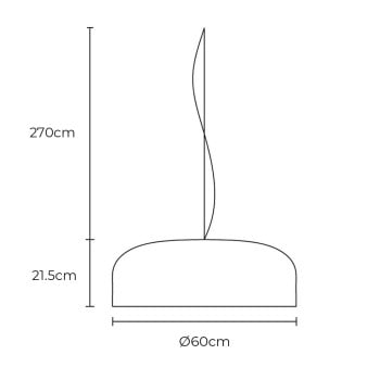 Specification Image for Flos Smithfield Pendant Light