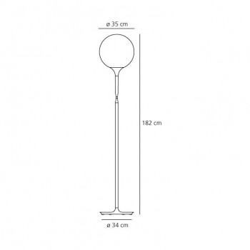 Specification image for Artemide Castore 35 Floor Lamp