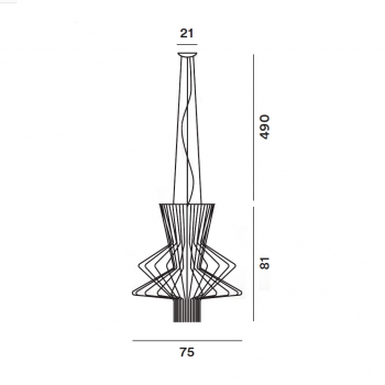 Specification image for Foscarini Allegro Ritmico Pendant