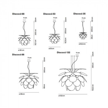 Marset Discoco Pendant Light Specification 