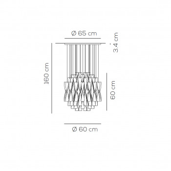Specification image for Axolight Aura 60 Suspension 