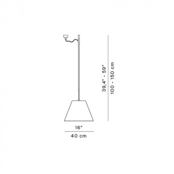 Specification Image for Costanza Telescopic Suspension Light